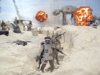 Illustration for article titled The battle of Hoth is being fought in this man's living room